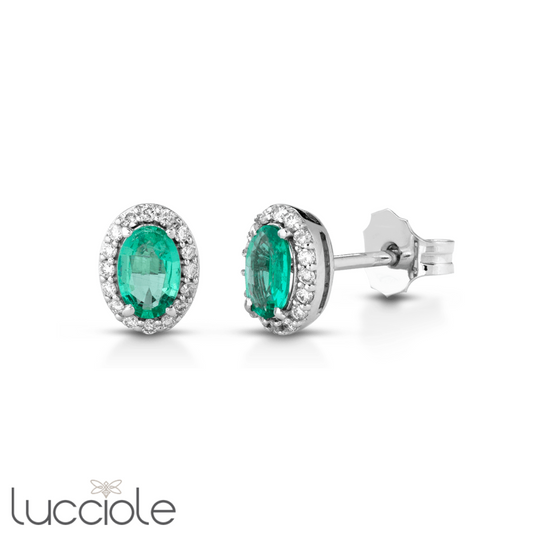 Orecchini Donna Lucciole Smeraldo Rif. ORHARMONY/2S - SI+