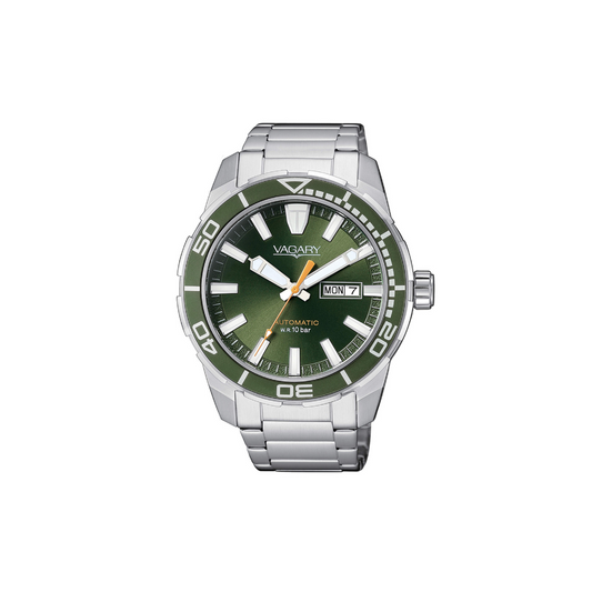 Vagary Uomo Gear Matic Aqua Quadrante Verde IX3-416-41I