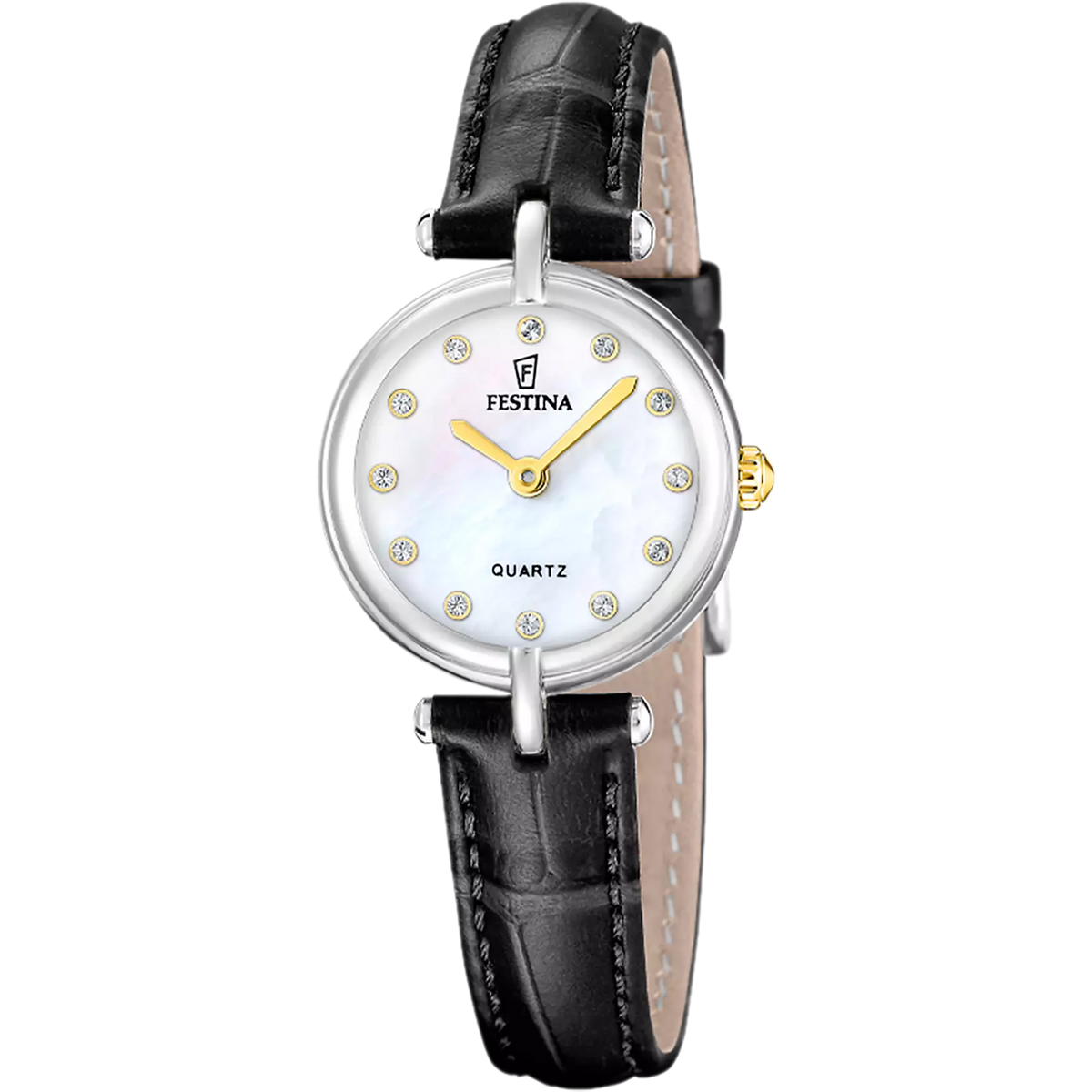 Orologio Festina Mademoiselle F20787/4 blanco cinghia pelle, donna