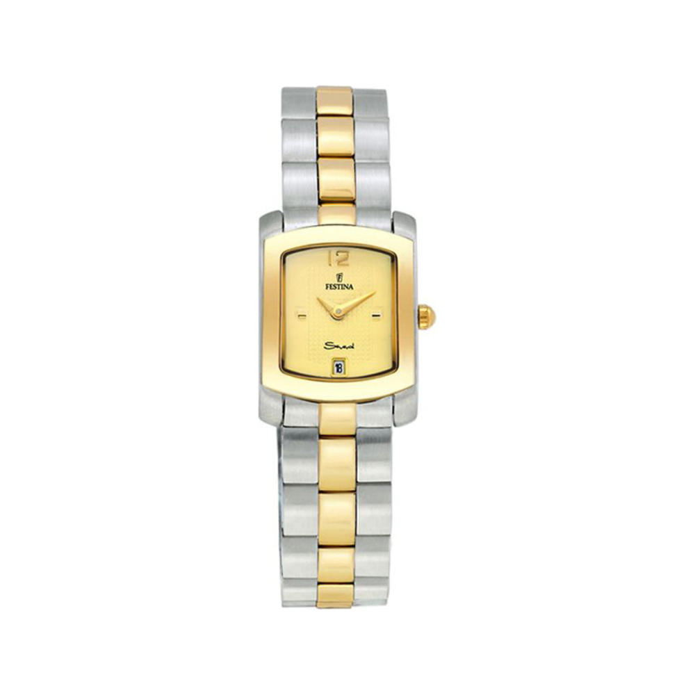 Festina Donna Straps Bicolore Placcato in Oro F16037/2